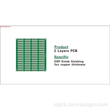 LEAD Free HASL 2 layer Rigid PCB